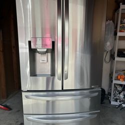 LG 4 Door Stainless Steel Refrigerator