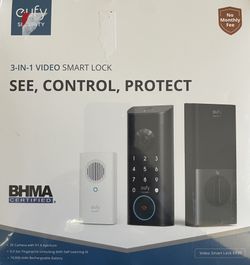 Smart Lock E330 With Camera & Chime WiFi Deadbolt