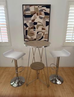 Bistro table and stools