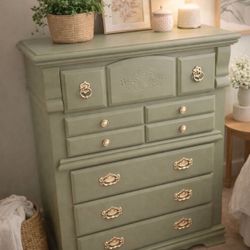 Sage Green Solid Dresser