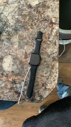 Apple Watch with Black Sport Band