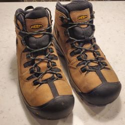 Keen Utility Mens Detroit Steel Toe Work Boots, Size 14