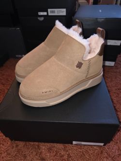 Womens amiri fur boots eu 40 sz 9