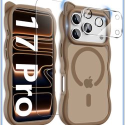 Brand New 3 in 1 Magnetic for iPhone 17 Pro Case for Women Girls
