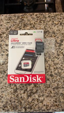 Sealed 64 GB Microsdxc card with adapter