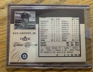 2004 Fleer Classic clippings Ken Griffey Jr.  Numbered 425/750