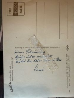 Vintage Mecki Europa Postcard Written Germany
