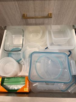Assorted Kitchenware Set - Glassware, Plates, Bowls, and Baking Sheets, knives