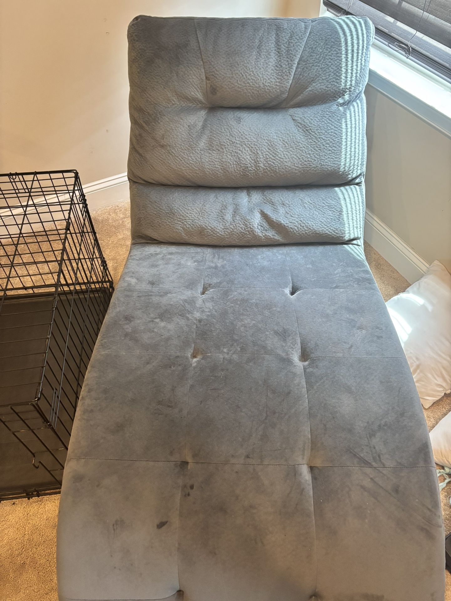 Couch Grey Color , NEW barely Used