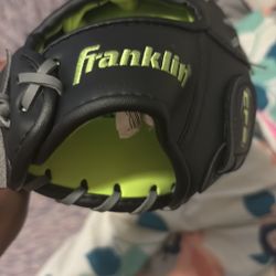 Franklin Black And Yellow Softball/Baseball Glove