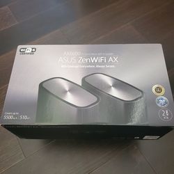 Asus ZenWifi AX6600 tri-band mesh 6 system 2 pack