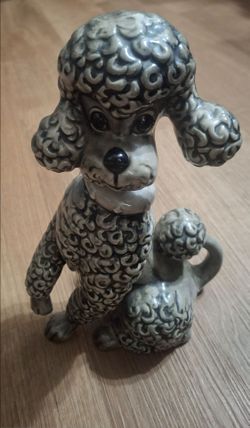VINTAGE CERAMIC POODLE