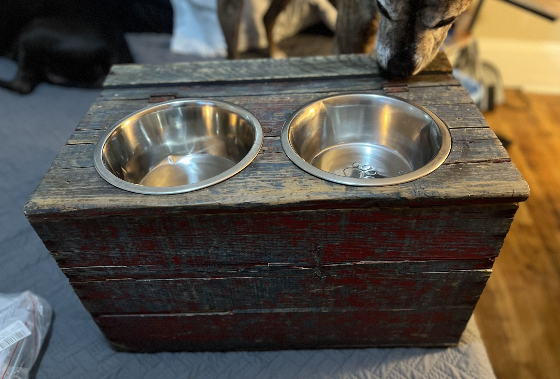 Dog Food Bowl With Storage