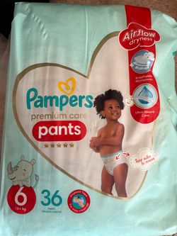 Pampers premium care pullup pants size 6 (36 count) each bag