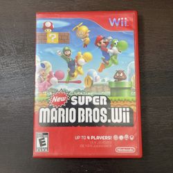 New Super Mario Bros. Wii (Nintendo Wii, 2009) Complete CIB