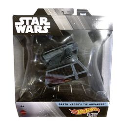 Hot Wheels Chase Variant Battle Damaged Darth Vaders Tie Advanced #6