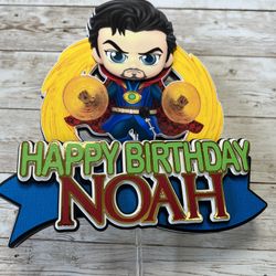 Super Hero Dr Strange Cake Topper 
