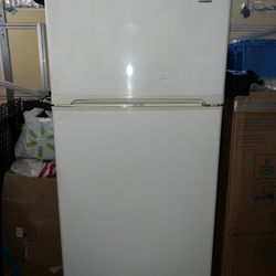 White LG Fridge
