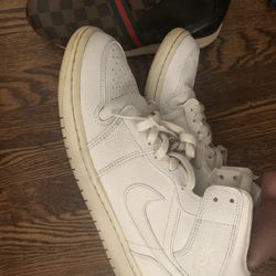 All White Jordan 1s Sz 11 & Gucci Runners Size 11