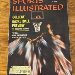 Sports illustrated Magazine College Basket Preview Dec 7 1959 