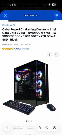 Quality Gaming Computer for sell (potentially full set up)