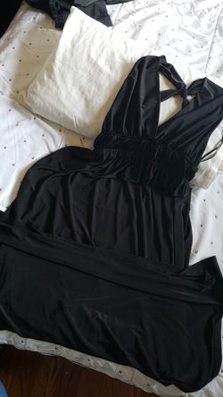 Casual black dress