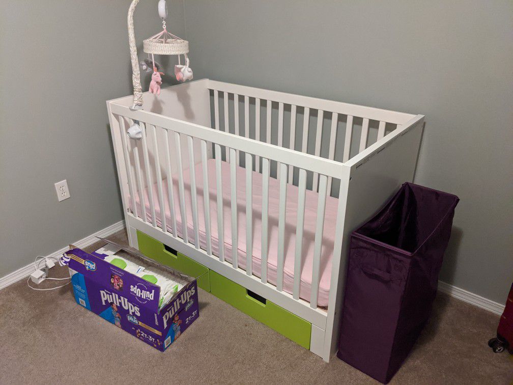 Ikea crib and changing table - still available