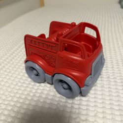 Green Toy Small Fire Truck