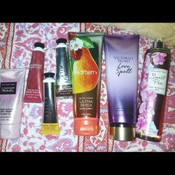All New Bath & Body Works And Victoria's Secret  Lotions And Body Spray