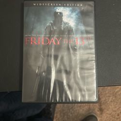Friday the 13th DVD 