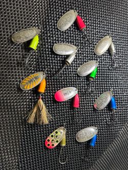 Fishing Salmon Steelhead Blue Fox Vibrax #6 Spinners