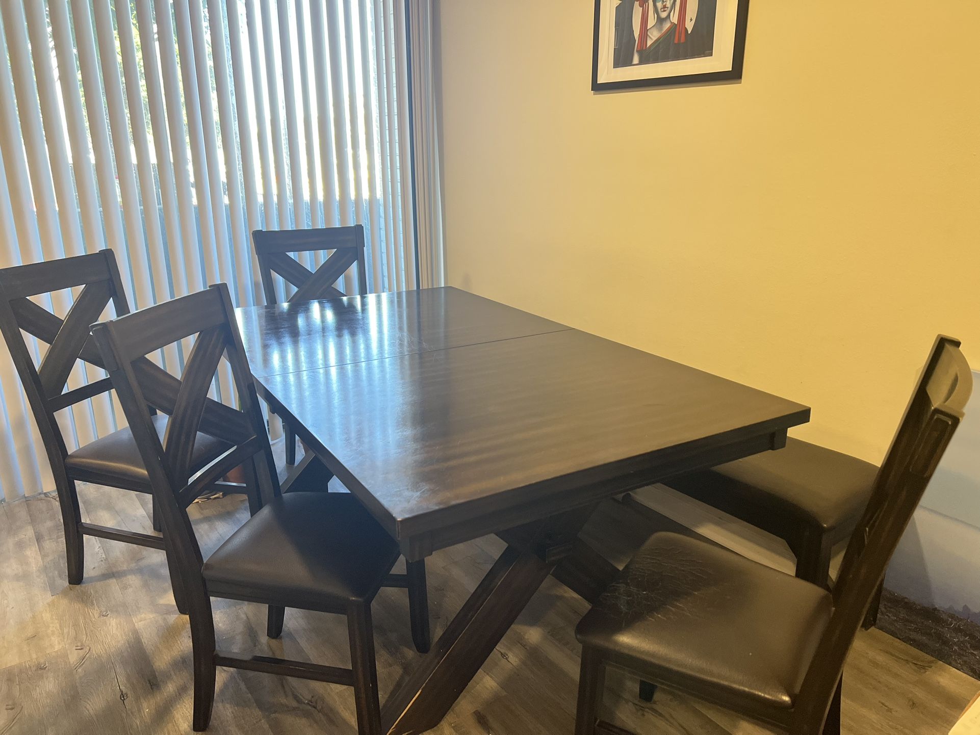 Dinning Table + 4 Chairs & Bench *OBO (considering ALL offers