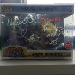 Naruto And Sasuke Double Sign With Authentication LOOKING TO TRADE FOR POKEMON