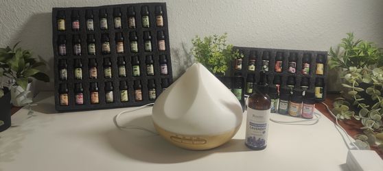 Electric Room Mist Diffuser + Scent Oil Bundle