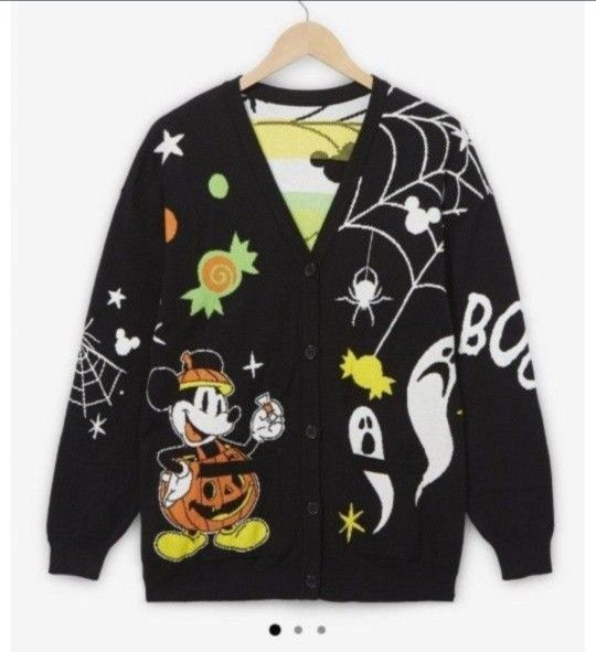 Mickey Mouse Halloween Cardigan Sweater
