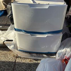 2 Washer And dryer Stand  Storage Boxes 