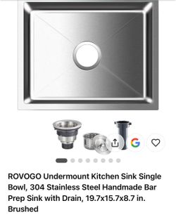 ROVOGO Undermount Stainless Steel Kitchen Sink