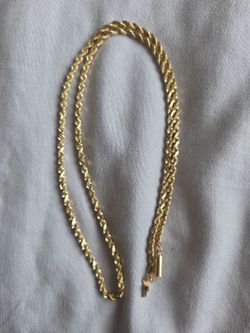 14k solid Rope chain 20 inches 12 grams