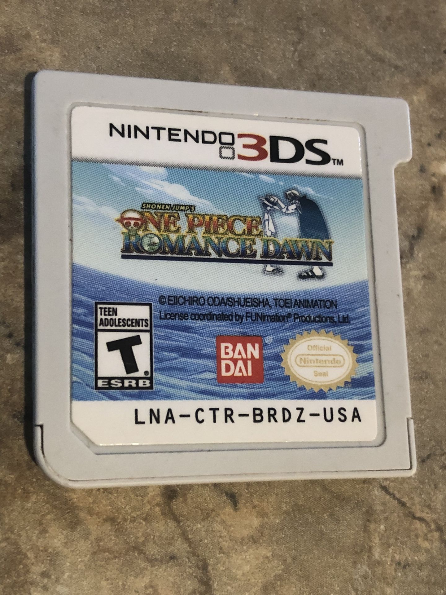 One Piece Romance Dawn Nintendo 3DS Authentic
