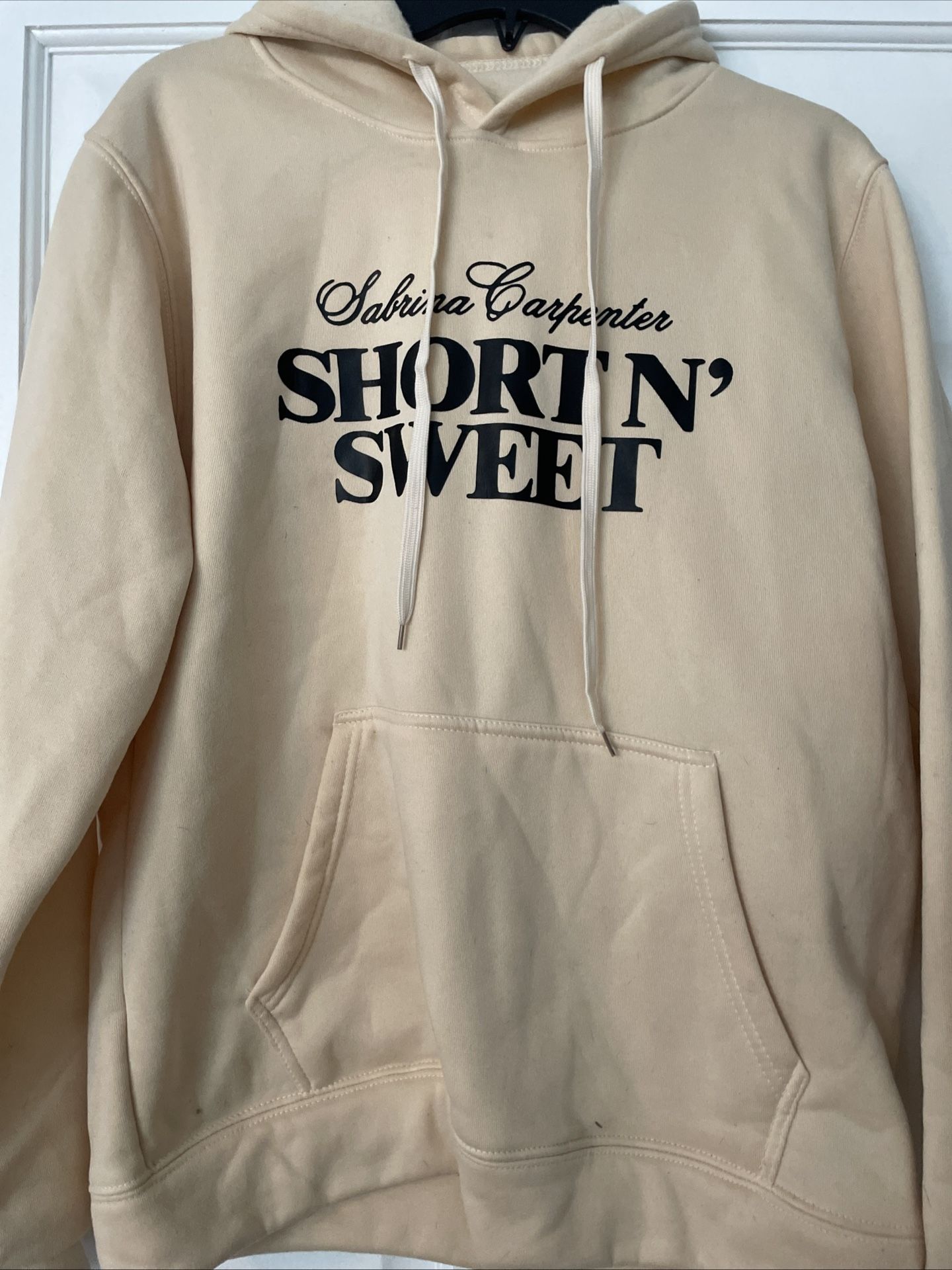 Sabrina Carpenter Short N Sweet Creame Color Sweatshirt Soft