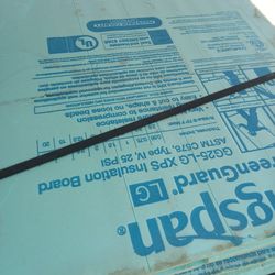 Foam Insulation 4x8 1"1/2 Thick