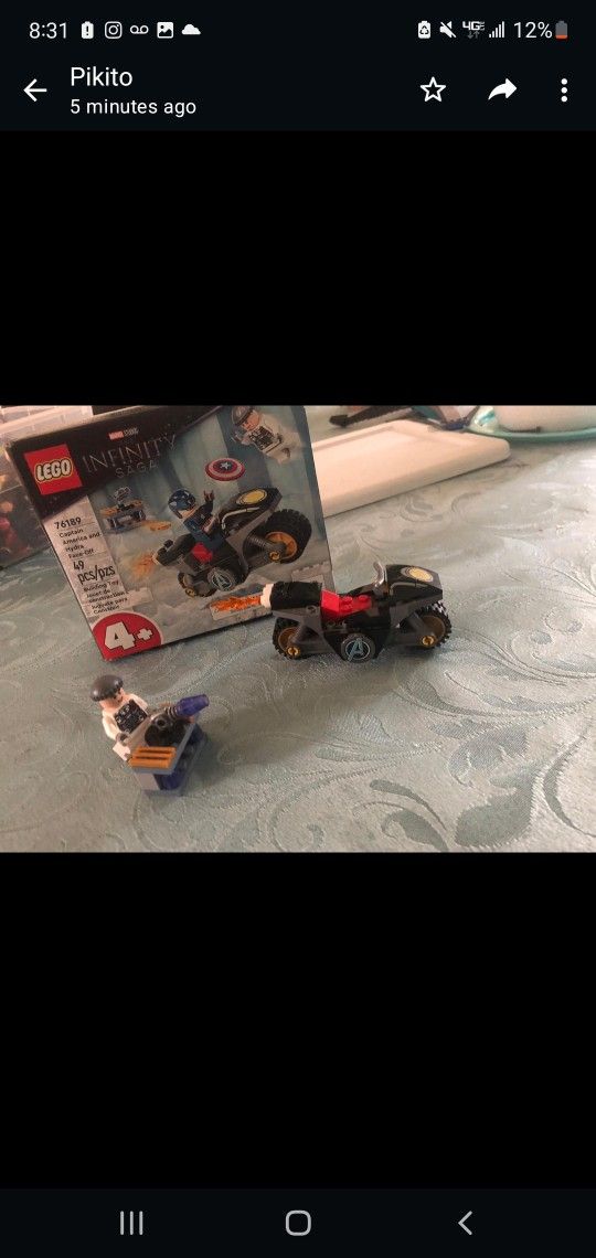 LEGO Marvel Captain America and Hydra Face-Off 76189

