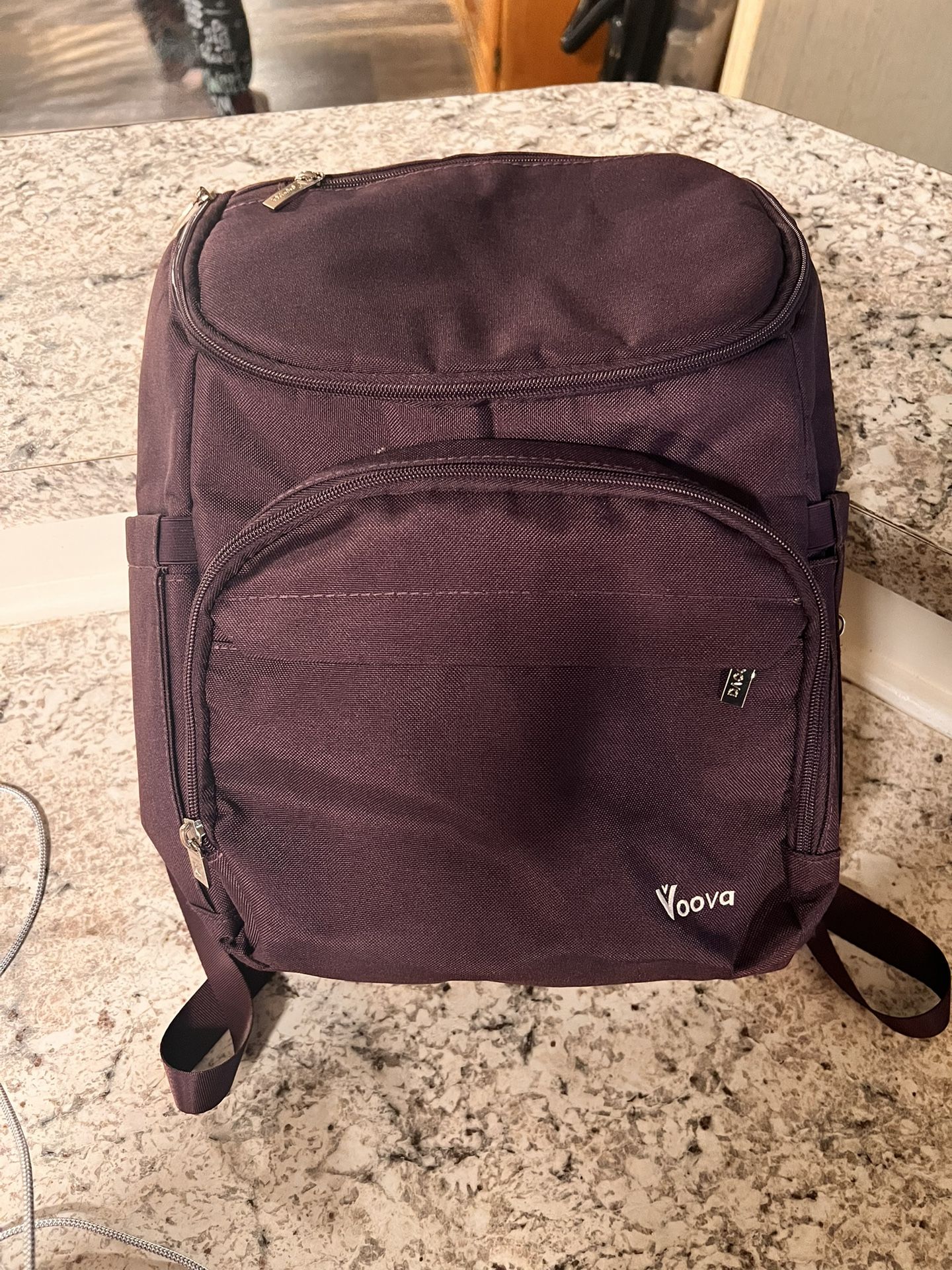 purple diaper bag
