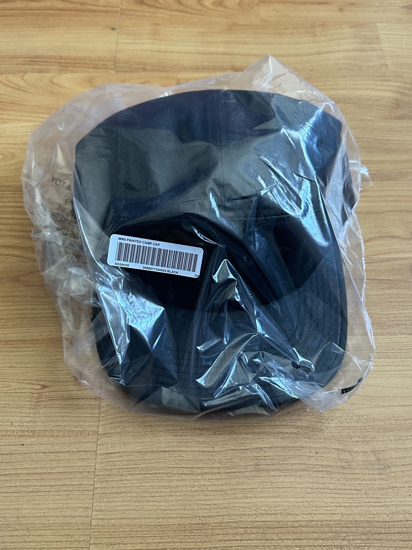 Supreme MM6 Maison Margiela Painted Camp Cap Black