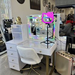 VANITY SLAYSTATION  HELLO  KITTY❤️🌹💐🌸 DESK ONLY