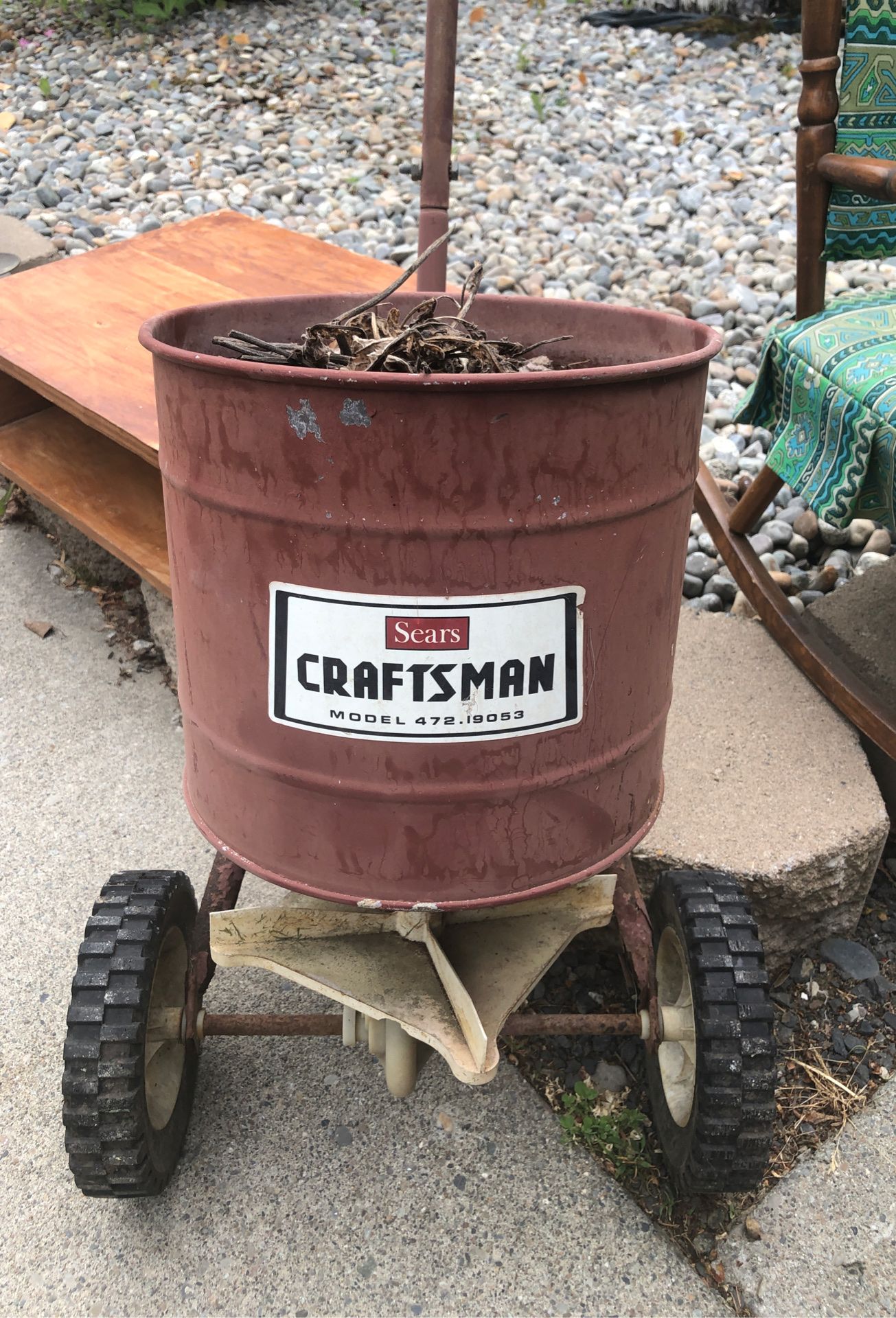 Old seed spreader