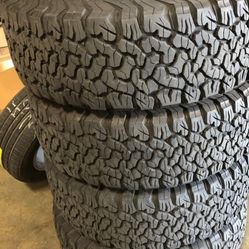 BFG Ko2 Toyo Open Country Goodyear Duratrac At Lt Mt Rt Tires Mud Rugged Off Road All Terrain Ridge Grappler 