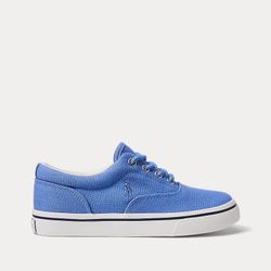 Polo Ralph Lauren Light Blue Keaton Canvas Sneaker