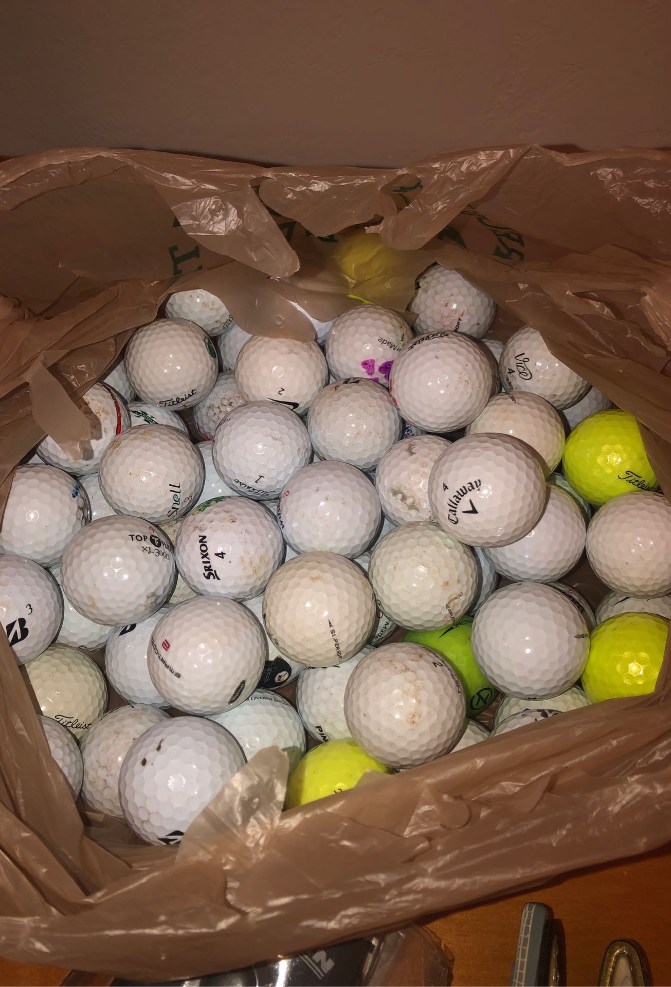 Free golf balls