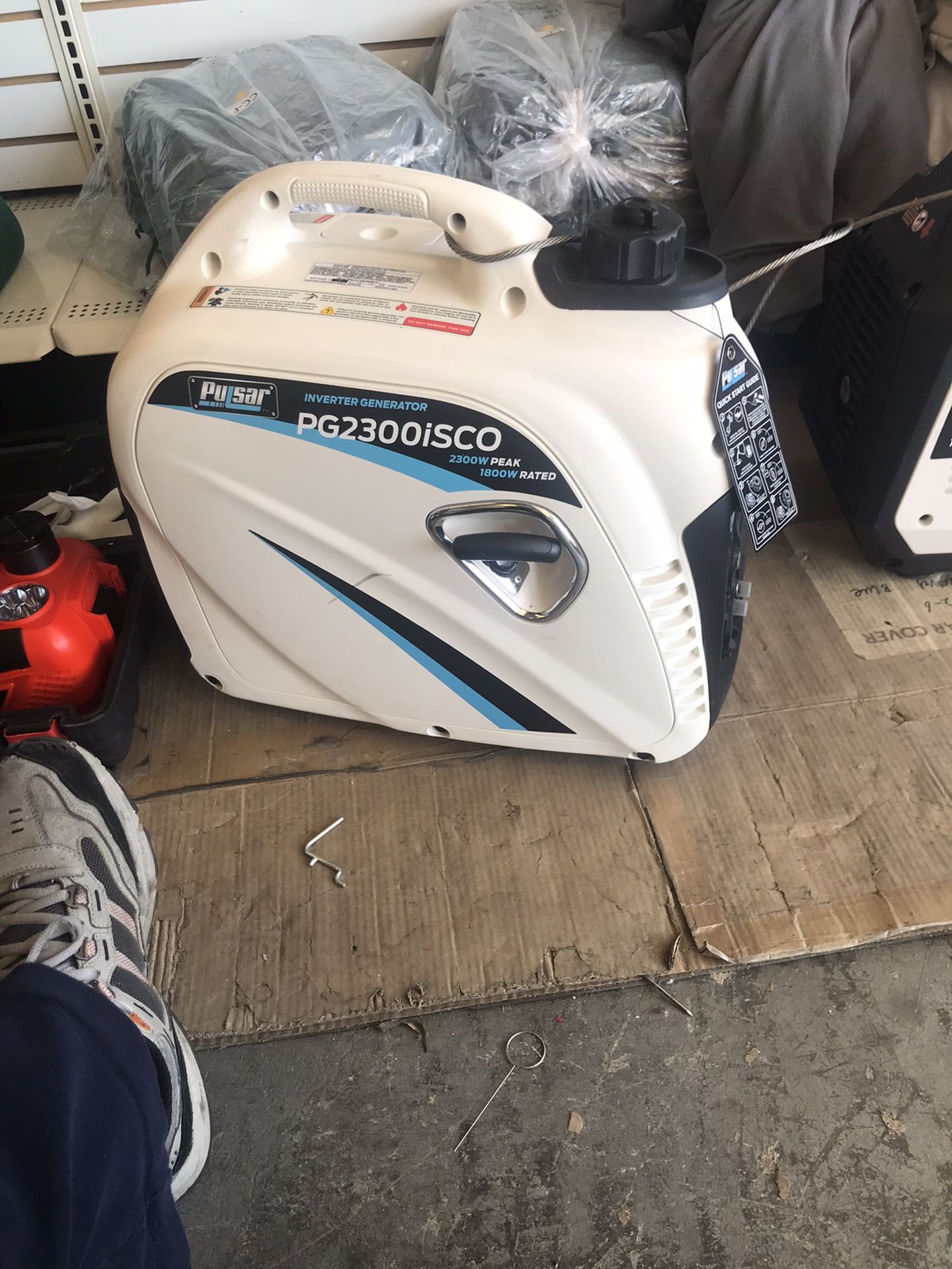 Generator PG2300 Inverter So Very Quiet Perfect For Homecoming Or Camping On Sale For $395 Plus Tax We Are On Van Nuys